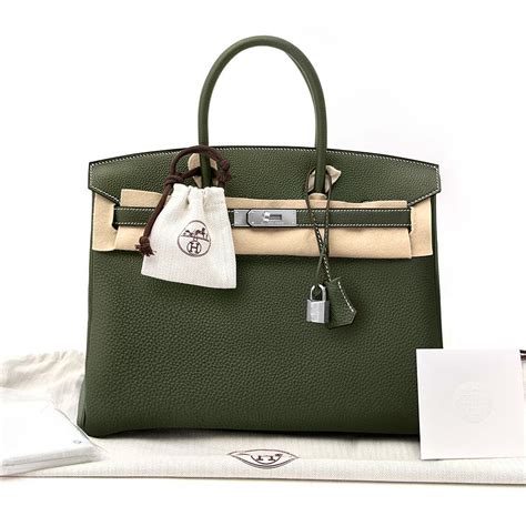 green birkin bag hermes|Hermes 35cm Birkin Bag.